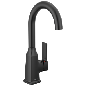 Peerless® P1871LF-BL Ezra™ Single-Handle Bar Faucet, Matte Black