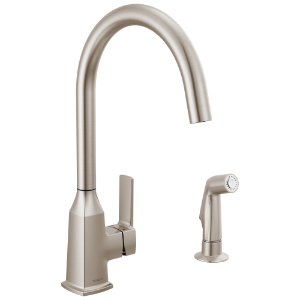 Peerless® P1971LF-SS Ezra™ Single-Handle Kitchen Faucet with Spray, Stainless