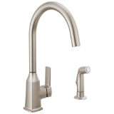 Peerless® P1971LF-SS Ezra™ Single-Handle Kitchen Faucet with Spray, Stainless