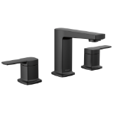 Peerless® P3571LF-BL Ezra™ Two Handle Widespread Lavatory Faucet, Matte Black