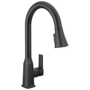 Peerless® P7971LF-BL Ezra™ Single-Handle Pull-down Kitchen Faucet, Matte Black