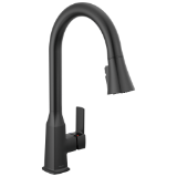 Peerless® P7971LF-BL Ezra™ Single-Handle Pull-down Kitchen Faucet, Matte Black