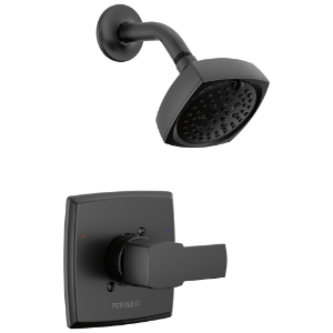 Peerless® PTT14271-BL Ezra™ Shower Only Trim Kit, Matte Black