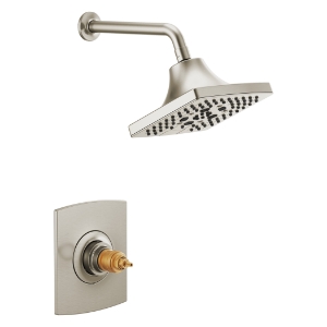 Brizo® T60206-NKLHP 60 Series Universal Shower Only Trim, 9.4 gpm Shower, Luxe Nickel