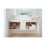 Kohler® 99548-1WT Jute® Bathroom Vanity Cabinet, 19-1/2 in OAH x 60 in OAW x 21-7/8 in OAD, Wall Mount, Mohair Grey Cabinet