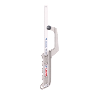 Lenox® CLOSE QUARTER™ Compact Heavy Duty Mini Hacksaw, 10 in L, 3 in D Throat, Bi-Metal Blade