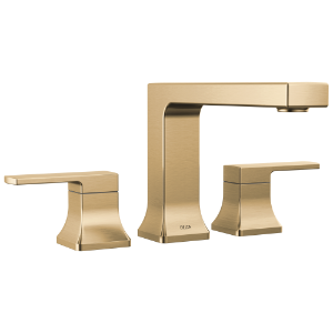 DELTA® T2737-CZ Velum™ Rough-In Kit Roman Tub Trim, 10 to 16 in Center, Champagne Bronze, 2 Handles