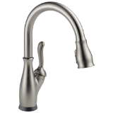 DELTA® 9178TLV-SP-DST Leland® Touchless Kitchen Faucet, 1.8 gpm Flow Rate, Spotshield Stainless, 1 Handle, 1 Faucet Hole