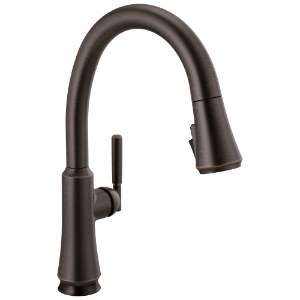 DELTA® 9179TL-RB-DST Coranto™ Touch2O® Technology Kitchen Faucet with Touchless Technology, Venetian Bronze