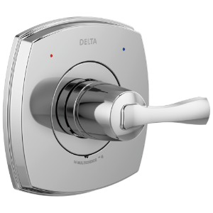 DELTA® T14076-PR 14 Series Stryke® Single Handle Lever Valve, Zinc Body, Chrome