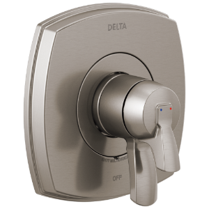 DELTA® T17076-SS-PR 17 Series Stryke® Single Handle Lever Valve, Zinc Body, Stainless