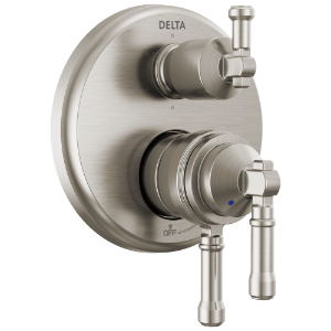 DELTA® T27984-SS-PR Broderick™ 17 Series Integrated Diverter Trim 6-Setting, Lumicoat® Stainless