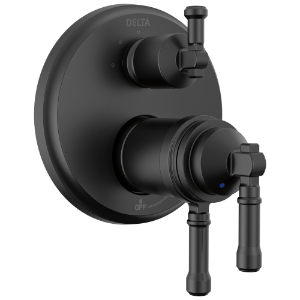 DELTA® T27T884-BL 3-Setting Diverter Trim, 7.2 gpm Valve, Matte Black