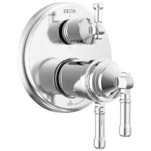 DELTA® T27T984-PR 6-Setting Diverter Trim, 7.2 gpm Valve, Chrome