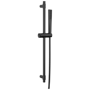 DELTA® 51808-BL Universal Showering Components: Premium Single-Setting Slide Bar Hand Shower, Matte Black