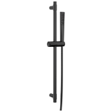 DELTA® 51808-BL Universal Showering Components: Premium Single-Setting Slide Bar Hand Shower, Matte Black