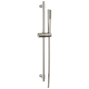 DELTA® 51808-SS-PR Slide Bar Hand Shower, 1 Shower Head, 1.75 gpm Flow Rate, 60 to 82 in L Hose, 1/2 in - 14 NPSM Connection, Lumicoat® Stainless