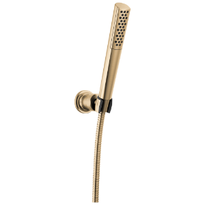 DELTA® 55808-CZ-PR Adjustable Hand Shower, 1 Shower Head, 1.75 gpm Flow Rate, 60 to 82 in L Hose, 1/2 in - 14 NPSM Connection, Champagne Bronze