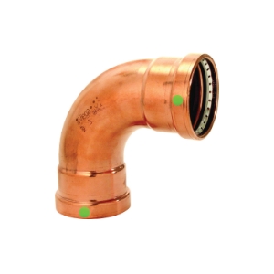 ProPress® 20633 90 deg Pipe Elbow, 4 in Nominal, Press End Style, Copper