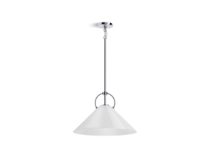 Kohler® 32261-PE01-CPL Pendant, (1) A19/A21/G25 Lamp, 120 VAC, Polished Chrome Housing