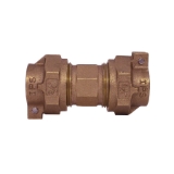 LEGEND 313-244NL T-4321NL Pipe Union, 3/4 in Nominal, PE Pipe Pack Joint (IPS) End Style, Bronze