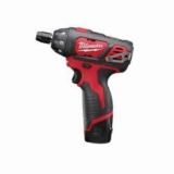 Milwaukee® 2401-20 Compact Lightweight Cordless Screwdriver, 1/4 in Chuck, 12 VDC, 150 in-lb Torque, Li-Ion Battery