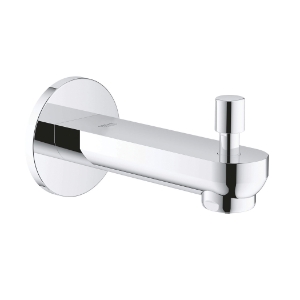 GROHE 13273000 Eurosmart® Cosmopolitan Tub Spout, 6-11/16 in L, 1/2 in FNPT Connection, Brass, Polished Chrome