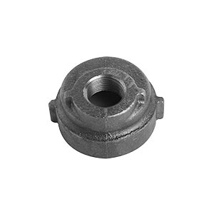 Ward Mfg 2X1D.BER Eccentric Reducing Coupling, 2 x 1-1/2 in Nominal, NPS End Style, 125 lb, Cast Iron, Black