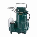 Zoeller® 98 Flow-Mate 98 Single Seal Submersible Pump, 72 gpm Flow Rate, 1-1/2 in NPT Outlet, 1 ph, 1/2 hp, Cast Iron