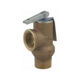 WATTS® 0556034 LF3L Poppet Pressure Relief Valve, 3/4 in Nominal, 150 psi Pressure, Copper Alloy Body