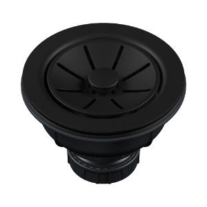 Blanco 222473 Essential Silgranit Color-Matched Basket Strainer, Coal Black