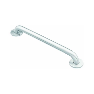 Moen® 8718 Grab Bar, Home Care®, 18 in L x 1-1/4 in Dia, Stainless Steel, 304 Stainless Steel