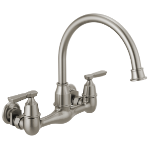 DELTA® 22722LF-SS Kitchen Faucet, 1.8 gpm Flow Rate, Stainless, 1 Handle
