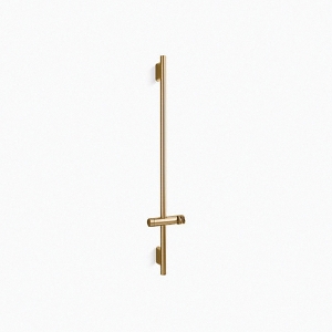 Kohler® 26313-2MB Statement® Adjustable Slide Bar, 39 in L Bar, 7 in OAL x 2-11/16 in OAD, Metal, Vibrant® Brushed Moderne Brass