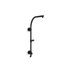 Kohler® 45211-BL HydroRail®-R Arch Shower Column, Wall Mount Installation, Matte Black
