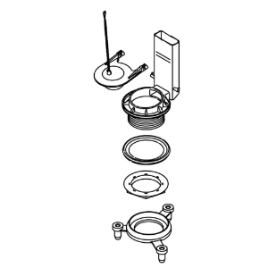 Kohler® 1060218 Replacement Flush Valve Kit