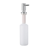 GROHE 40535000 Cosmopolitan Soap Dispenser, StarLight® Chrome, 15 oz Capacity, Deck Mount, Brass