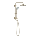 GROHE 26486EN0 Shower System, Retro-fit™, 1.8 gpm, StarLight® Brushed Nickel