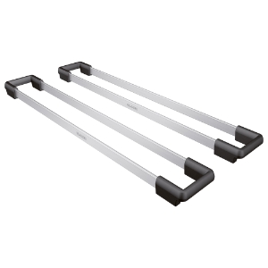 Blanco 235906 Multi-Functional Sink Rail, For Use With QUATRUS® R15 ERGON 525243 Farmhouse Sinks, Stainless Steel