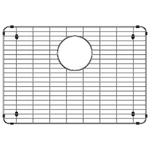 Blanco 237140 Sink Grid, 21-5/8 in L x 14-3/4 in W, Rear Drain Opening