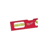 Milwaukee® 48-22-5107 Billet Compact Torpedo Level, 7 in L, 3 Vials, Aluminum/Polymer, (1) Level/(1) 45 deg/(1) Plumb Vial Position, 0.029 in Accuracy