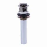 DELTA® 33W576SS Traditional Push Pop-Up Assembly, Stainless