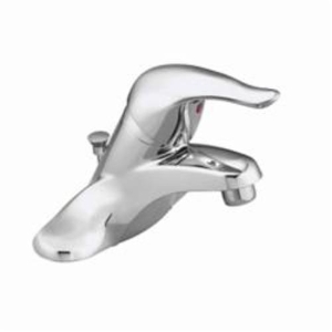 Moen® L4621 Chateau® Centerset Bathroom Faucet, Chrome, 1 Handle, Metal Pop-Up Drain, 1.5 gpm