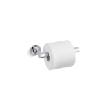 Kohler® 14377-CP Pivoting Toilet Tissue Holder, Purist®, 1-7/8 in H, Metal, Polished Chrome