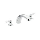 Moen® T990 Chateau® Roman Tub Faucet, 10 in Center, Chrome, 2 Handles, Traditional