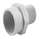 Charlotte CTS 02110 0600 Reducing Adapter, 3/4 x 1/2 in Nominal, Socket x MNPT End Style, CPVC