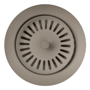 Blanco 240332 Color-Coordinated Waste Flange, 4-1/2 in L, For Use With 3-1/2 in Drain Kitchen Sinks, Metal, Truffle