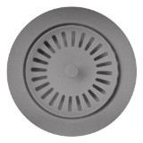 Blanco 240335 Color-Coordinated Waste Flange, 4-1/2 in L, Metallic Gray