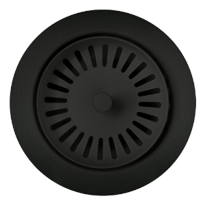 Blanco 240339 Color-Coordinated Waste Flange, 4-1/2 in L, For Use With 3-1/2 in Drain Kitchen Sinks, Metal, Coal Black