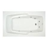 Mansfield® 60X36 Drop In Whirlpool W/Heater White